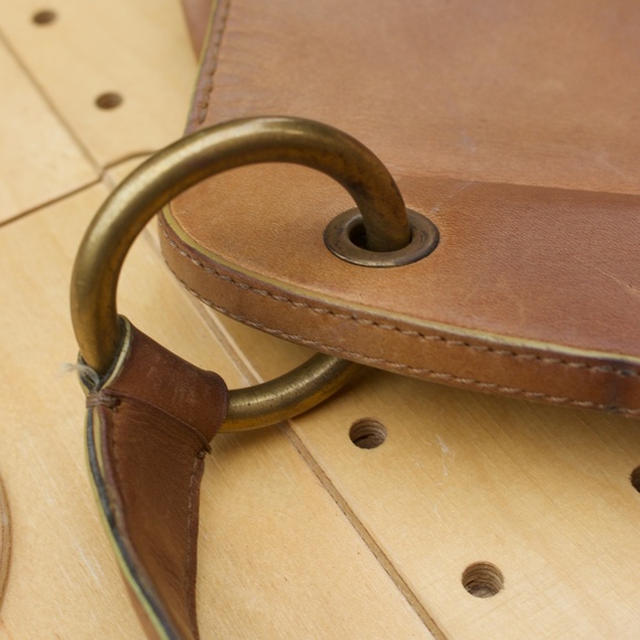 Vintage Marni 100% Leather Medium Size Brown Hobo Satchel Purse Made In Italy - Picture 4 of 17